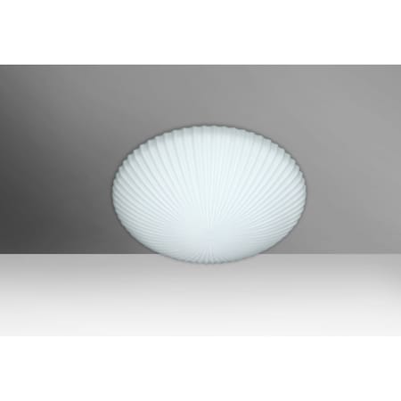 Besa Lighting Katie 10 Ceiling, Opal Matte, 1x10W LED 945107C-LED